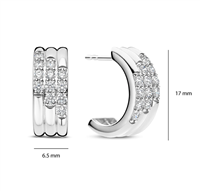 Ohrringe Ti Sento Milano Dame in Silber Cubic Zirconia 78053ZI - 78053ZI